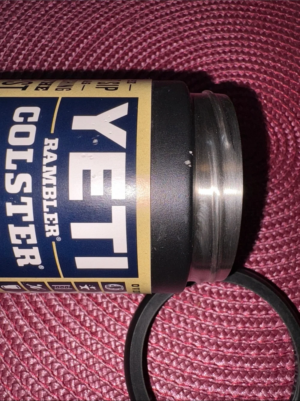 YETI Rambler Colster Black Can Insulator